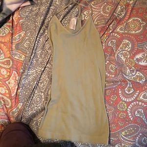 super tight tan camisole